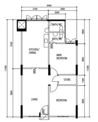 Blk 104 Pearl Garden (Bedok), HDB 3 Rooms #498207051